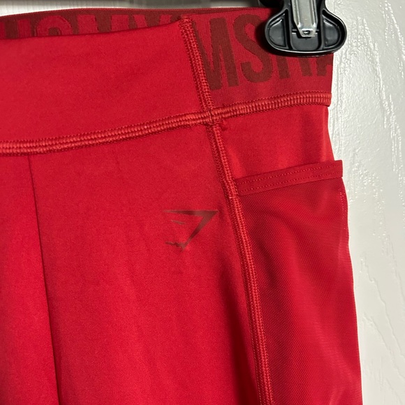 Gymshark Women’s Vibrant Red Leggings XS - Picture 1 of 6